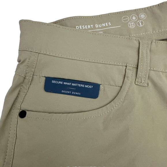 Desert Dunes Men's‎ Shorts Nylon Stretch UPF 35+ /Water Resistant,crockery Sz 32 - Picture 5 of 15